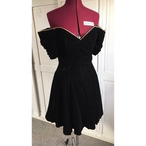Vintage 90s velvet dress
